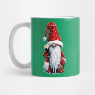 Festive Gnome Holding A Glass Of‎ Irish Dry Stout Mug